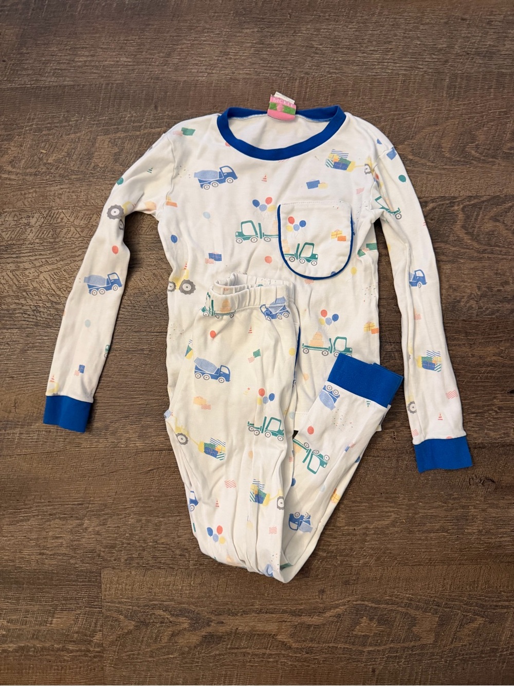 Posh Pickle birthday construction Pajama Set